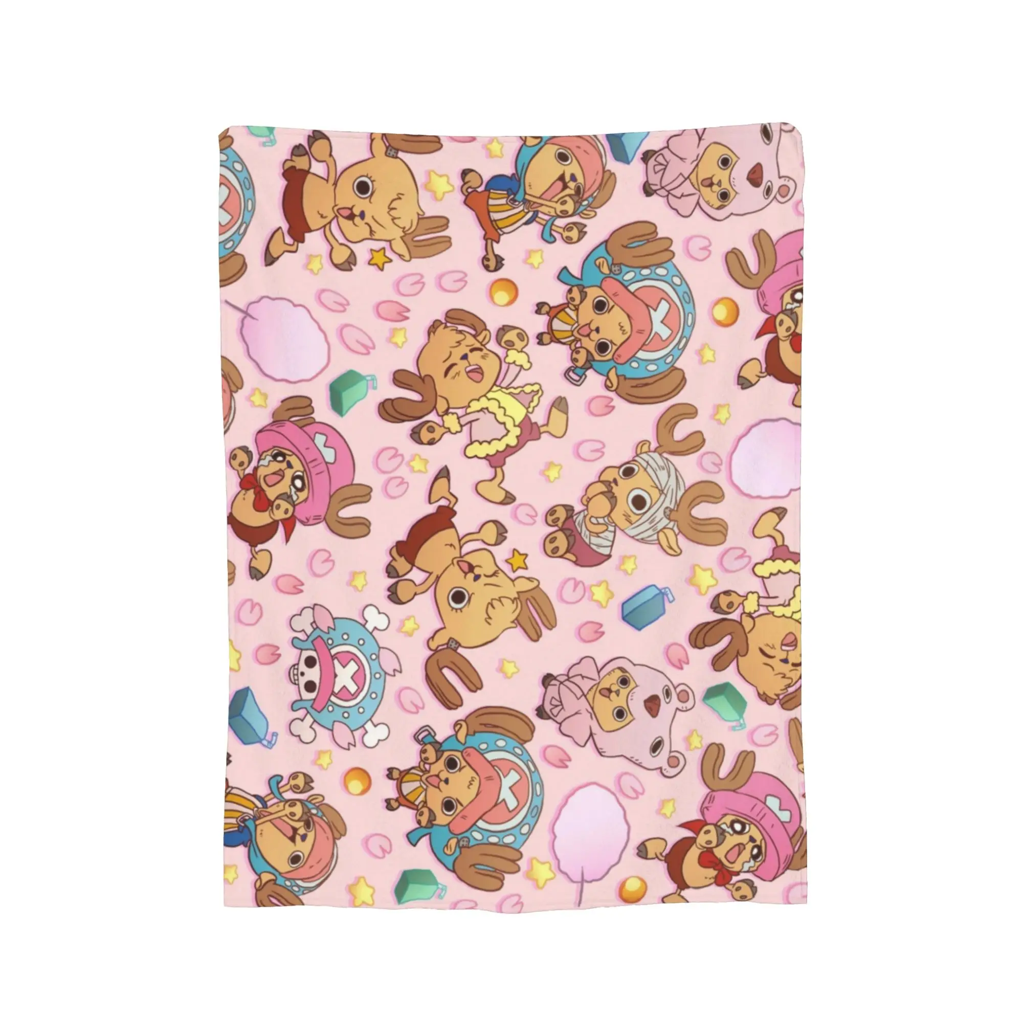 TONY TONY Chopper! Ones Pieces  Blankets Flannel Autumn/Winter  Breathable Super Soft Throw Blanket for Bedding Outdoor Quilt
