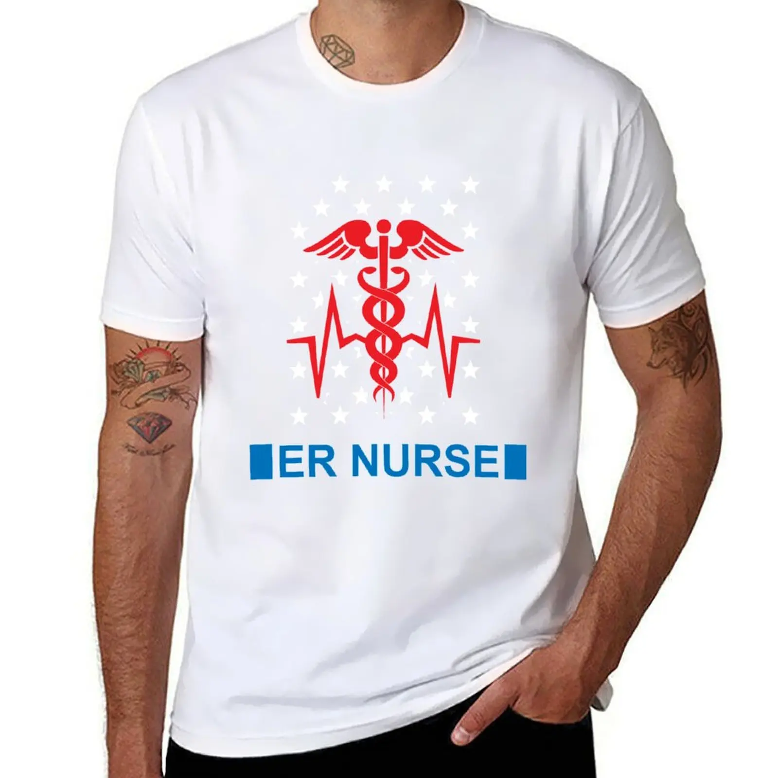 

ER Nurse T-Shirt cotton t shirt man g man t shirts for men T-Shirt