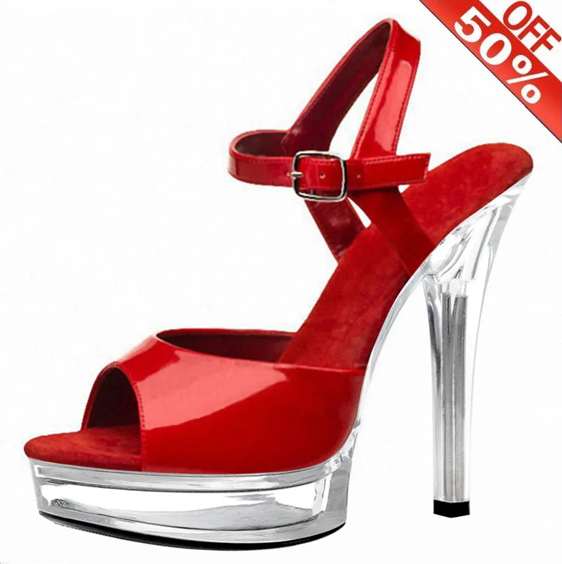 

Women's Sexy 5-Inch High Heels Dance Shoes Night Club Pole Dancing Sandals 13CM Heel Height for Party Show Models