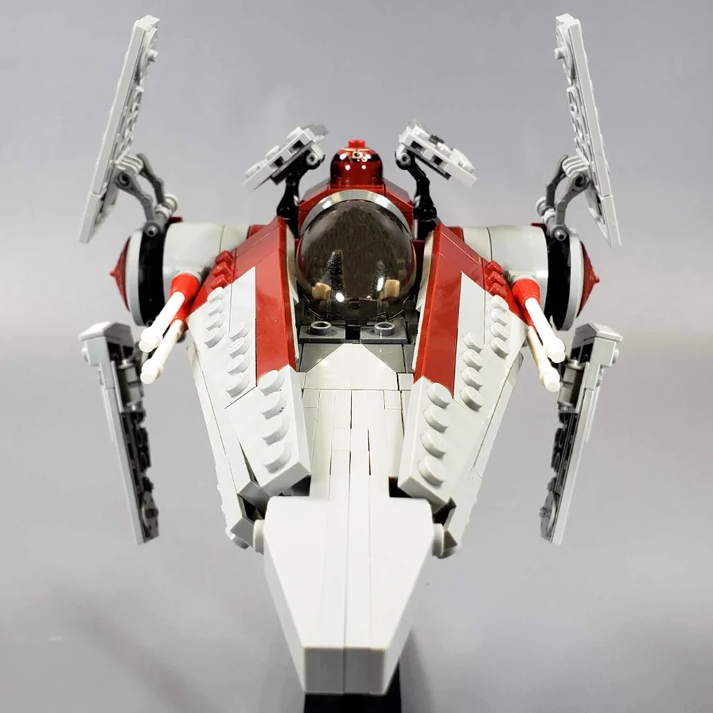 Nouveau 460 pièces célèbre star bataille film MOC v-wing space combattant idées créatives enfants jouet cadeau d'anniversaire blocs de construction de noël