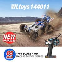 Wltoys 144011 Brushed New Upgraded 550 Motor RTR 1/14 2.4G 4WD 65km/h RC Car Vehicles Metal Chassis High-Speed Racing Models Toy