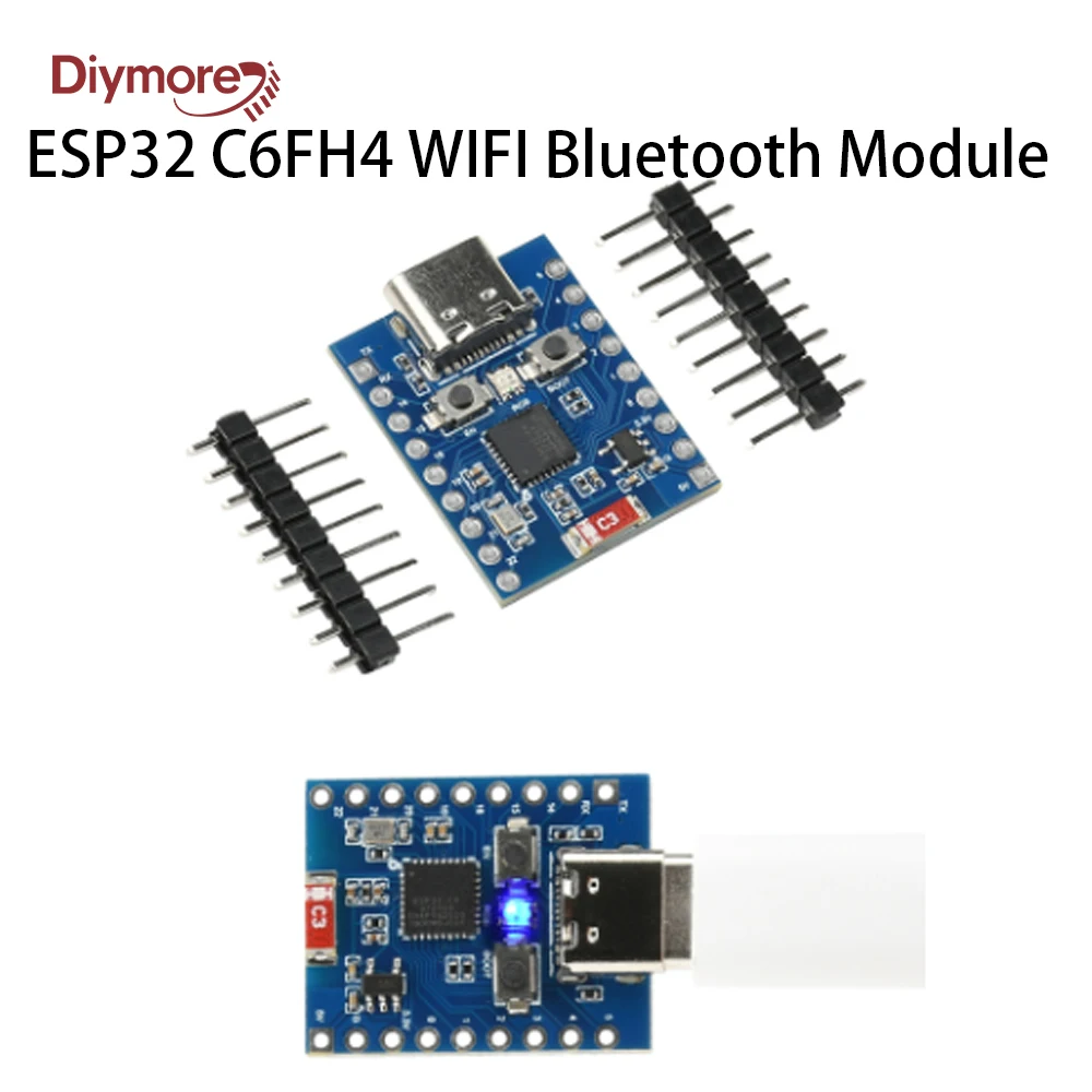 ESP32 C6 TINY Mini Development Board ESP32-C6FH4 Wifi BT Module ESP32 Development Board Type C