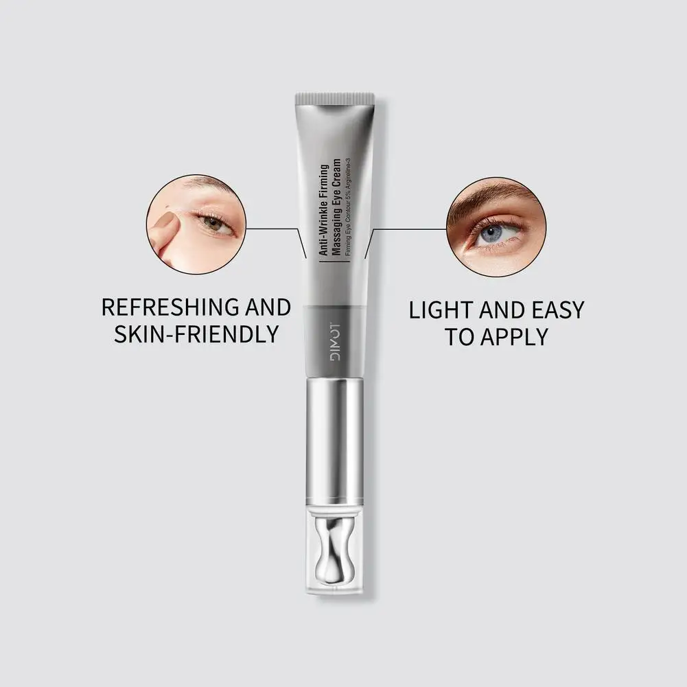 

1pcs 20g Massage Eye Cream Hyaluronic Acid Firming Fades Fine Lines Eye Care Gel Moisturizing Beauty Eye Skin Care Beauty