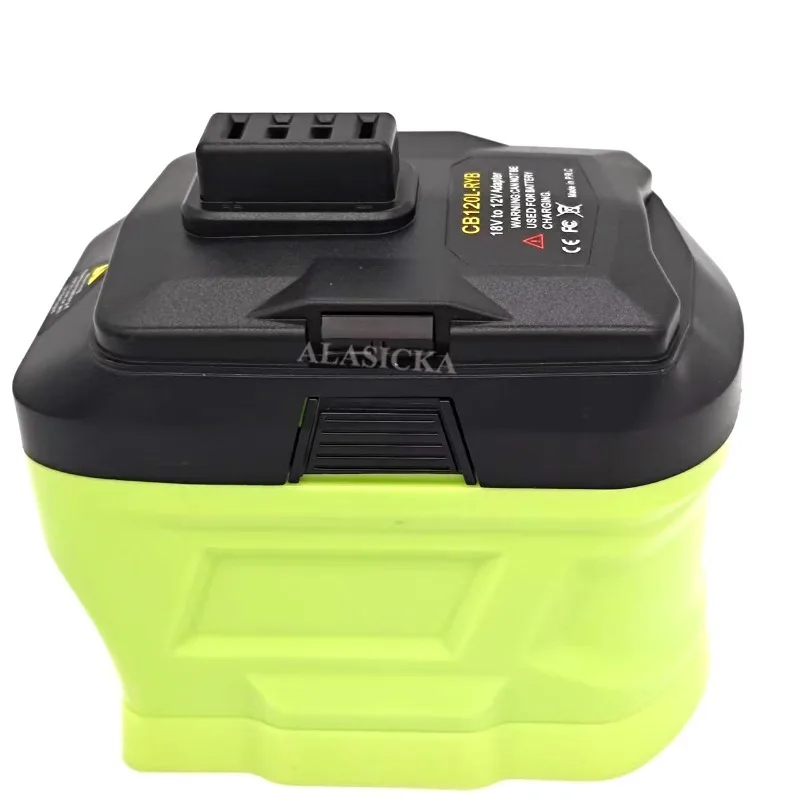 

For Ryobi 18V Li-ion Batteries Compatible with For Ryobi 12V Li-ion Battery Cordless Power Tool Drill CB120L-RYB Battery Adapter