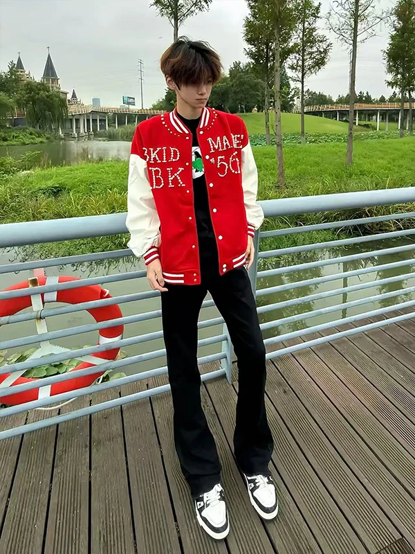 

Cleanfit Bla Knife Straight Leg Jeans Slimming High Street Vibe Bell Bot Youthful Cotton Polyester Blend Denim