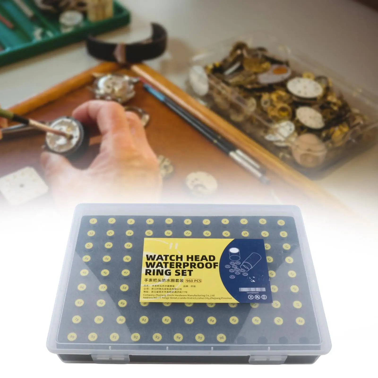 

960x набор прокладок для часов, уплотнения, прокладки, практичные аксессуары, шайба, кольца с заводной головкой для часов, обслуживание часов, ремонт