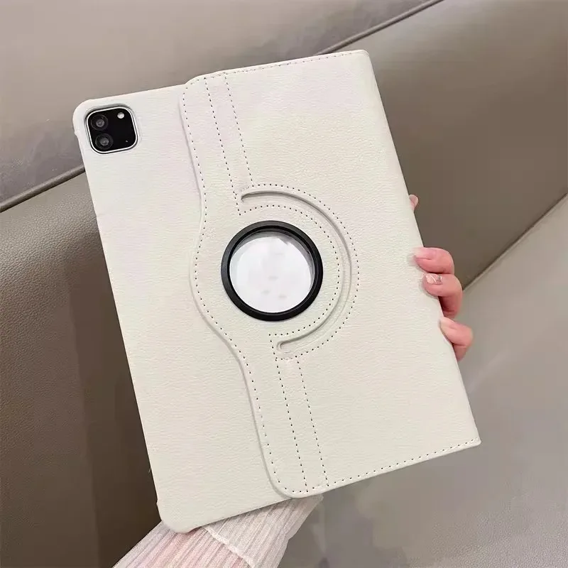 Leather Case For Samsung Galaxy Tab S10 Lite 10.9 inch 2025 SM-X400 X406B S10 FE S9 S8 S7 A9 + A11 Plus 8.7 inch Rotating Cover