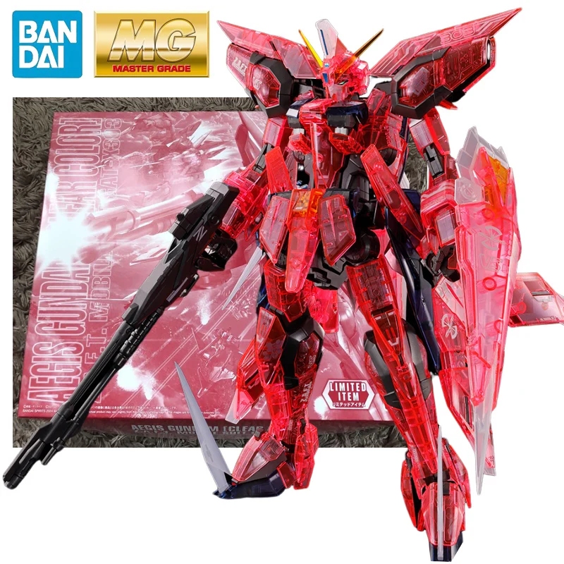 

In Stock BANDAI PB LIMITED MG 1/100 GAT-X303 AEGIS GUNDAM [CLEAR COLOR] Gundam Assembly Model Ver. Anime Action Figures Toy