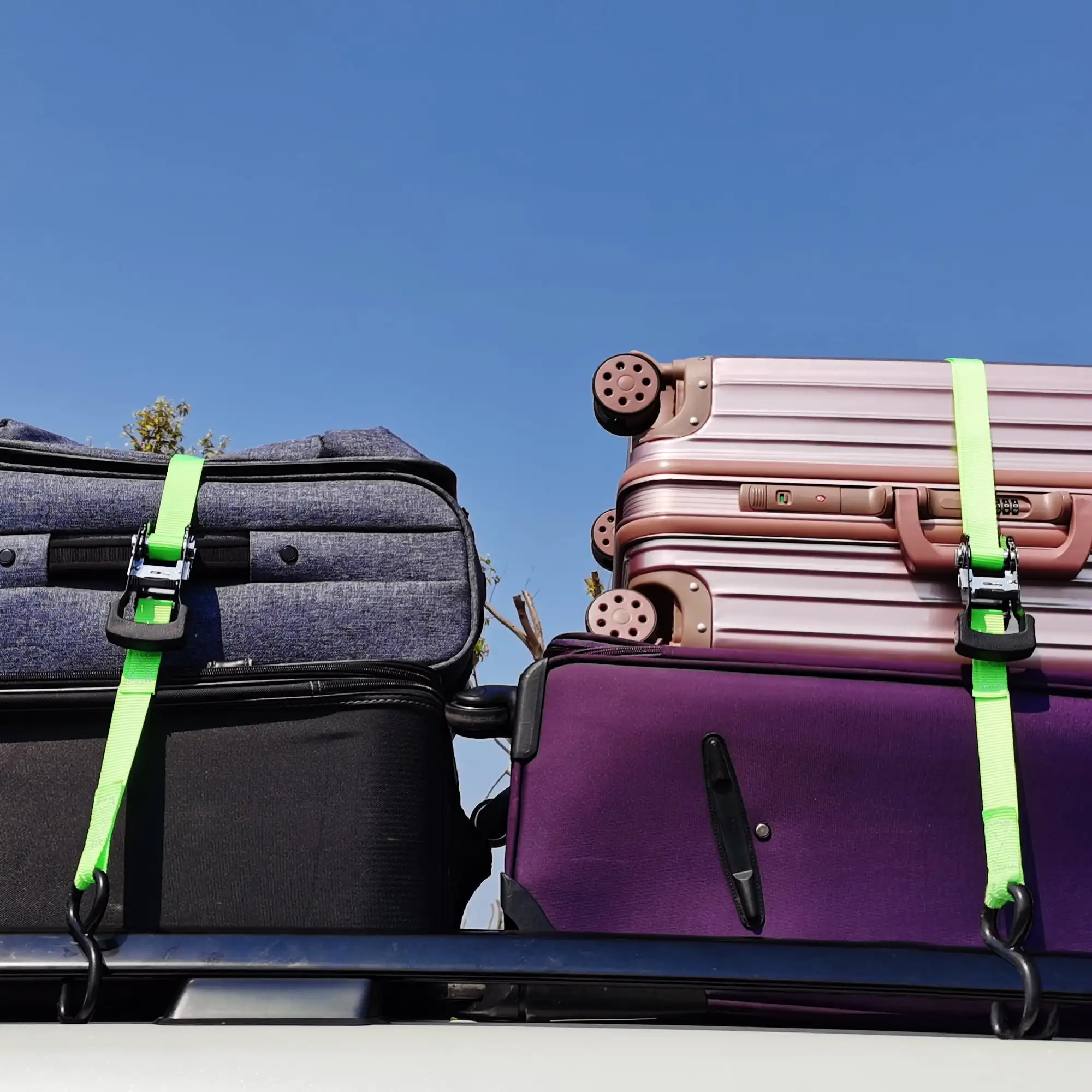 (4 عبوات) ربطة عنق بسقاطة بخطاف على شكل حرف S مقاس 1 × 10 بوصة و500 رطل