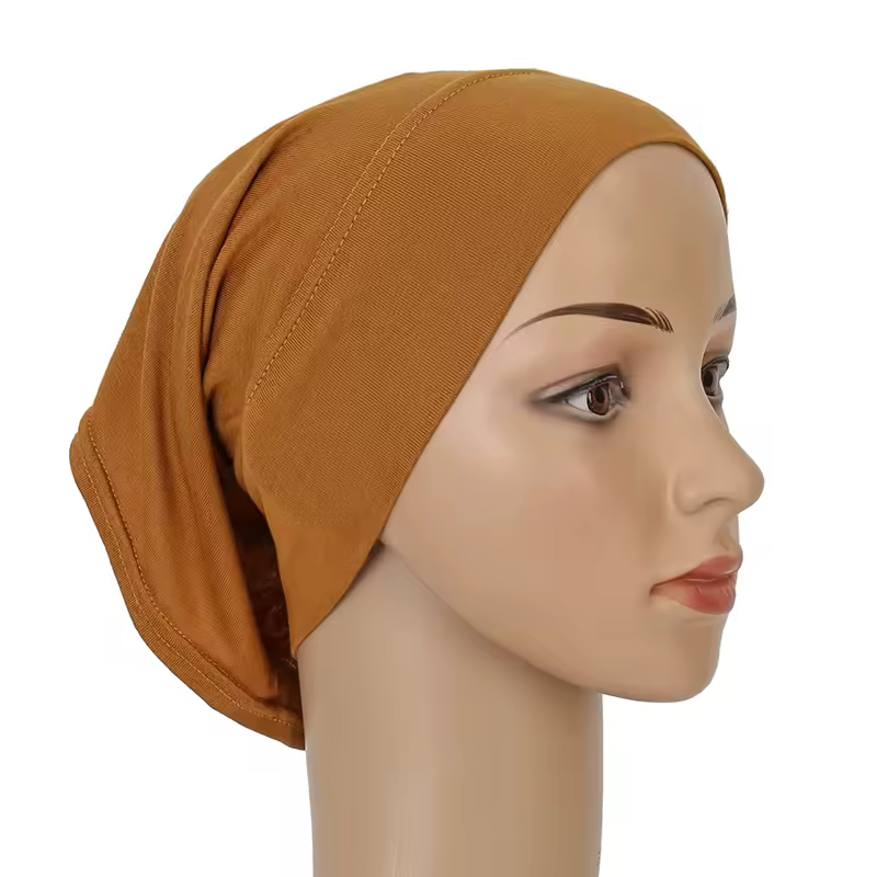 Cotton Modal Inner Hijab Undercap Muslim Turban Islam Underscarf Hijab Bonnet Soft Stretch HIjabs Tube Cap Turbante Mujer Hat - Image 15