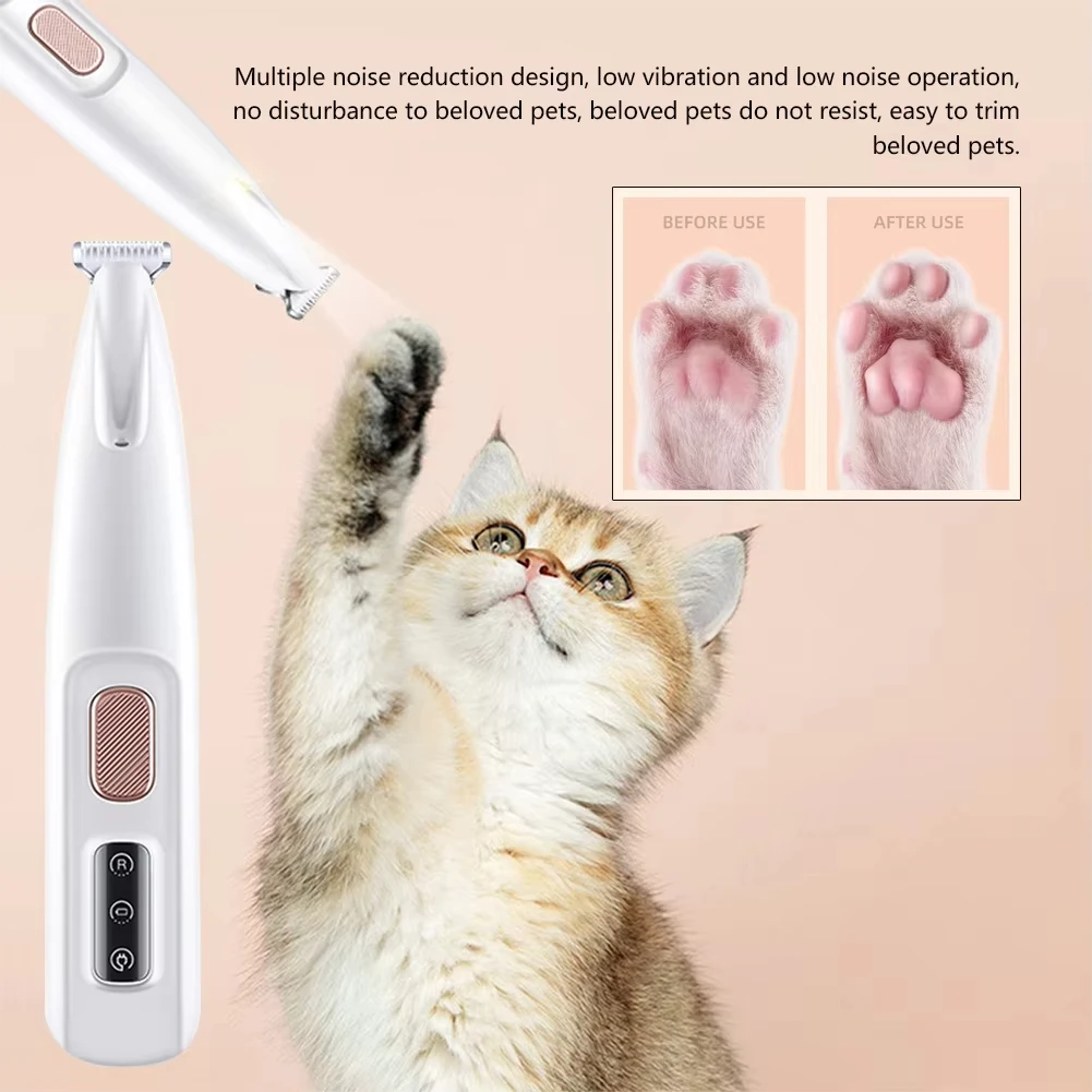 Pet foot shaver cat special shaver dog pusher electric push clippers electric silent cat scratch pedicure