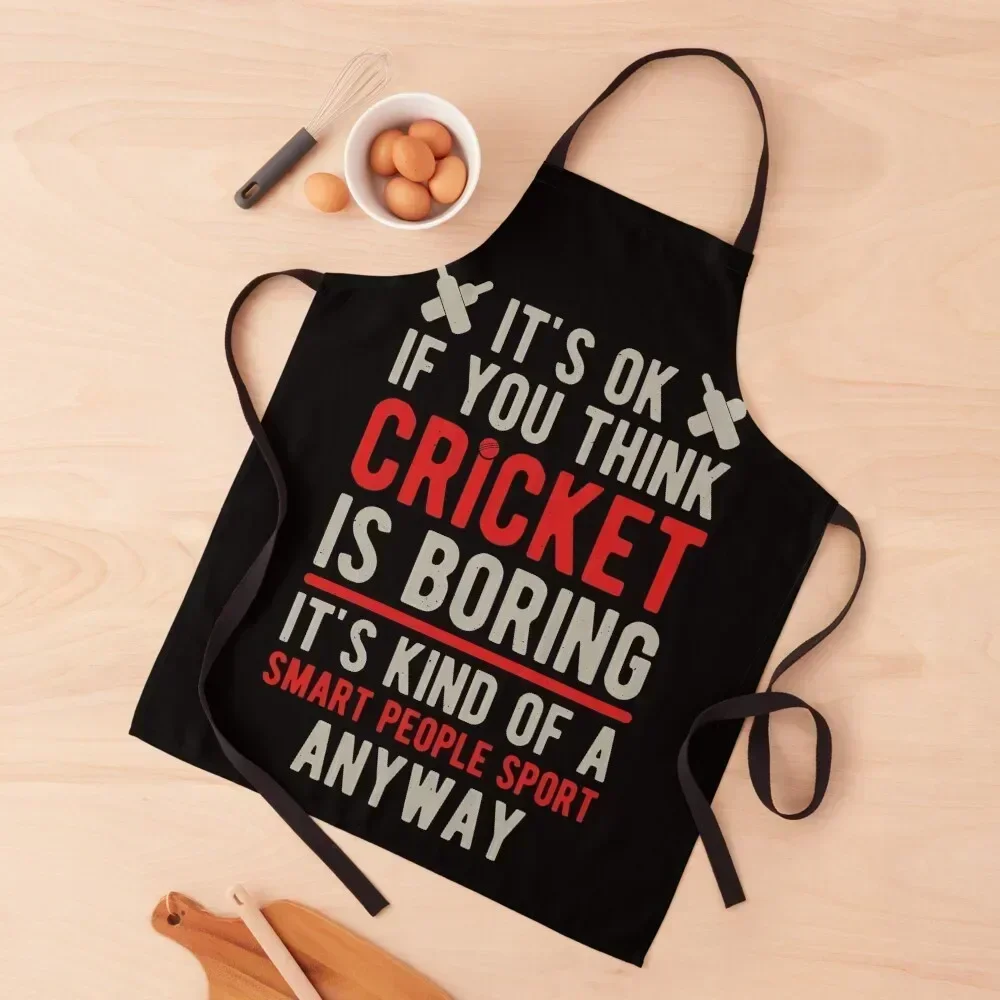 

Funny Cricket Apron For Cooking Things For Home And Kitchen Restaurant Kitchen Handle For Women Apron