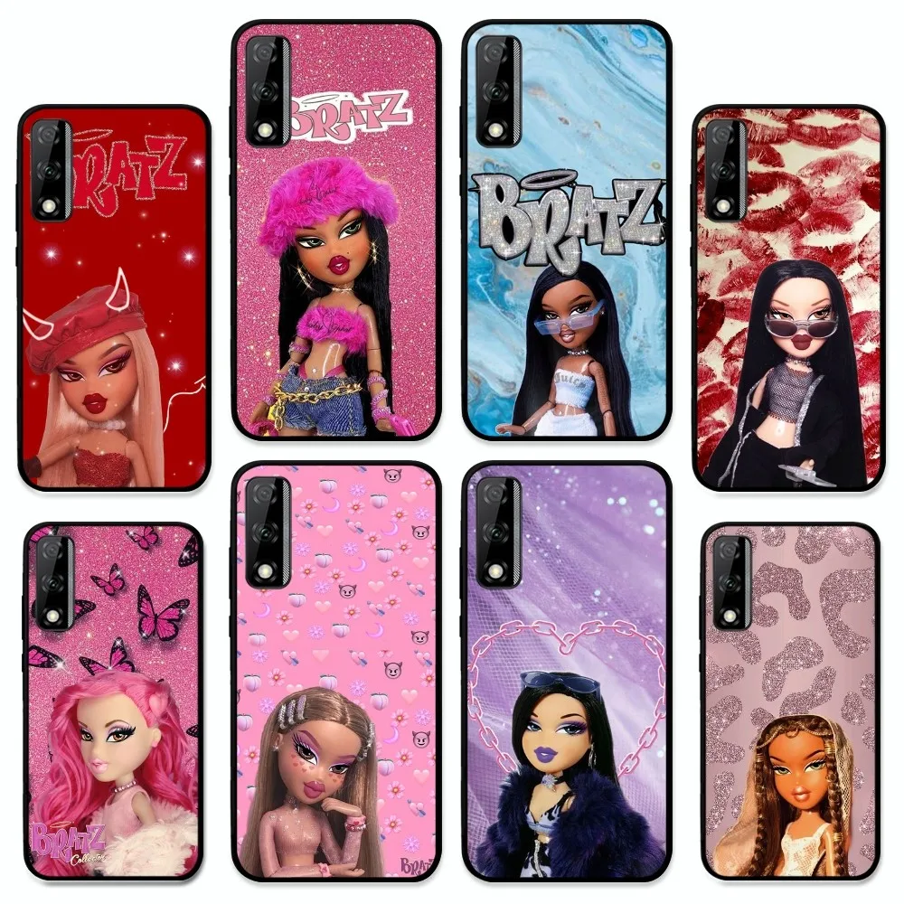 Fashion Lovely Doll Bratz Phone Case For Huawei Y9 6 7 5 Prime Enjoy 7s 7 8 Plus 7a 9e 9plus 8E Lite Psmart Shell