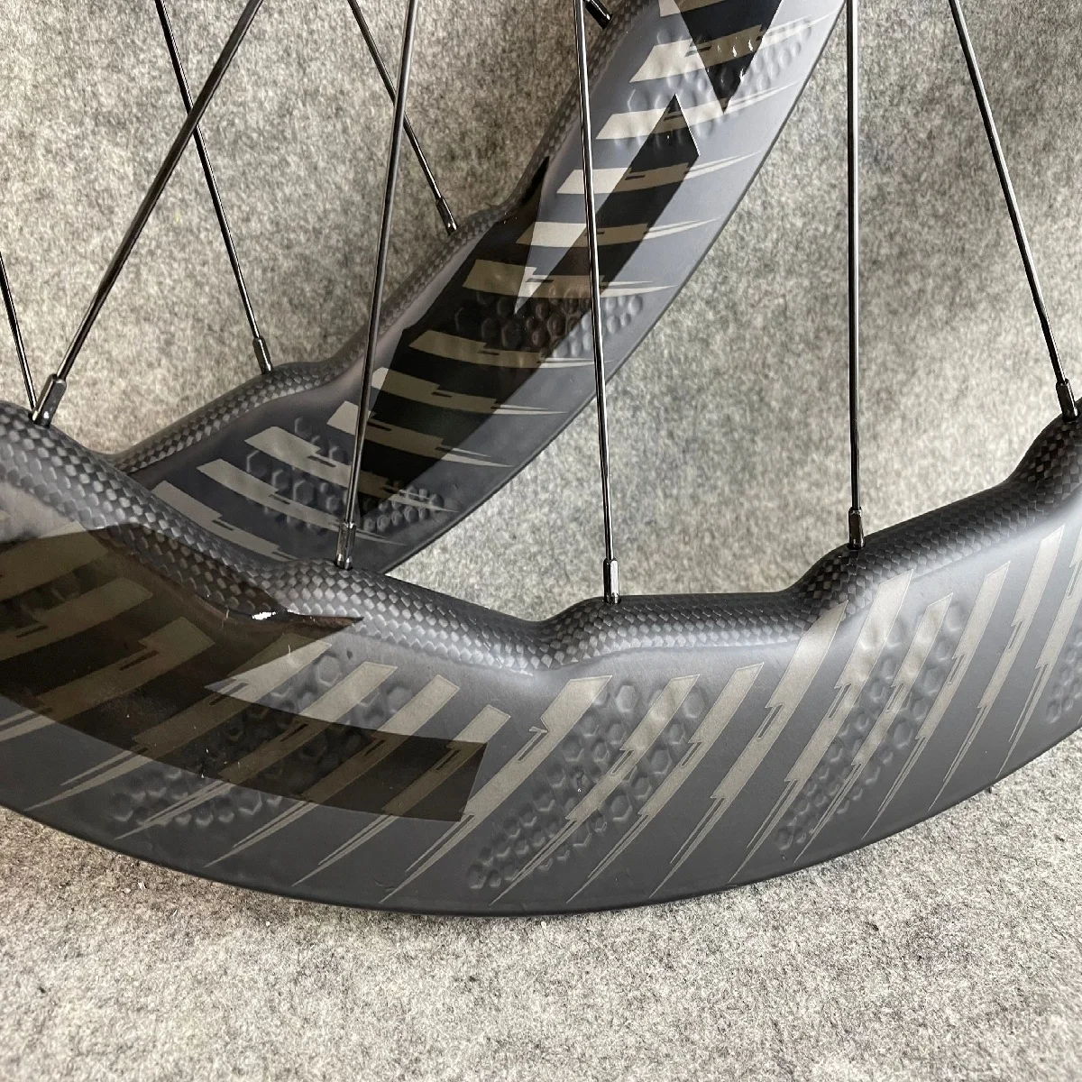 Kohlefaser 454 NSW BOB 50 mm Carbonräder 58 mm Laufradsatz Drahtreifen Tubuless Matte Rim Scheibenbremse