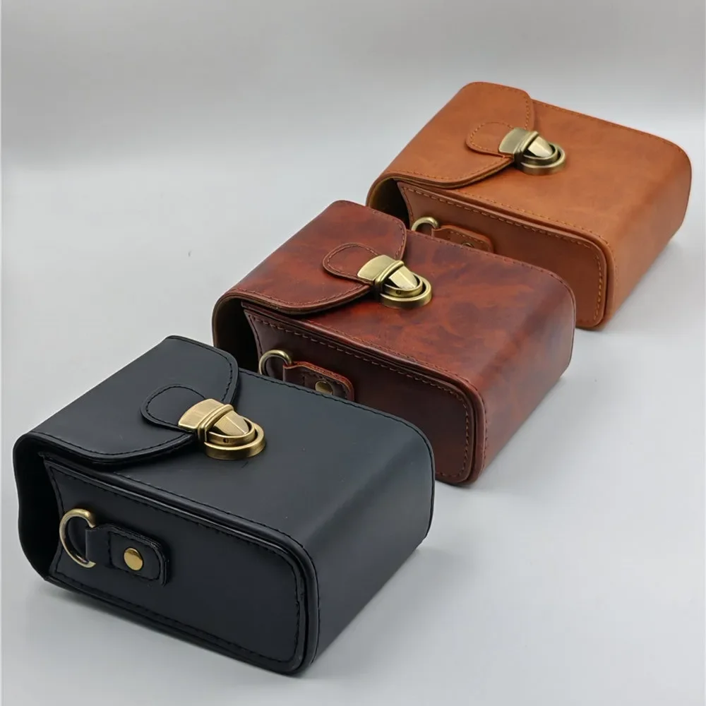 Camera Case Bag for Sony ZVE10 ZV1 RX100 ZV1F ZV1II Canon SX740HS SX730 G7X2 G7X3 G9X  RICOH GR II GR III GRIII X PU Leather