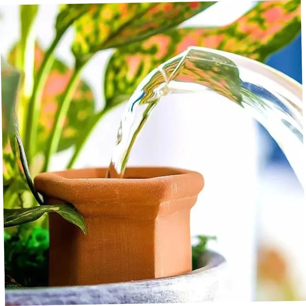Terracotta Automatic Watering Device Plant Watering System Flower Pot Insertable Watering Stake Suitable For Potted Plants view 3