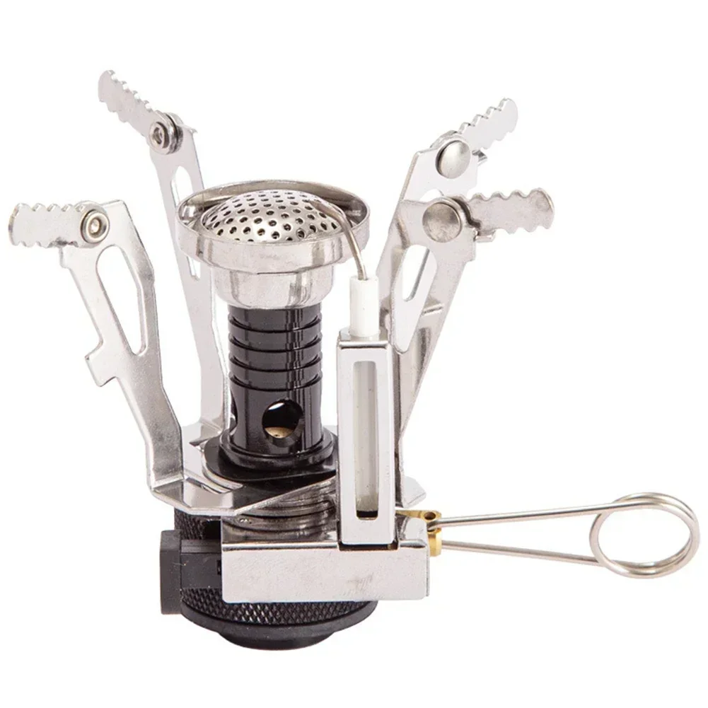 Suitable For To People Hiking Stainless Steel Camping Gas Stove Burner Easy To Use Excellent Load Bearing Capacity