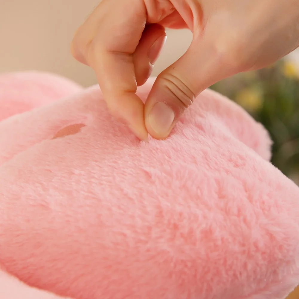 Juguete para niños, almohada de flor de cerezo de peluche, cojín suave para silla en forma de flor, cojín de asiento grueso de fácil rebote para oficina