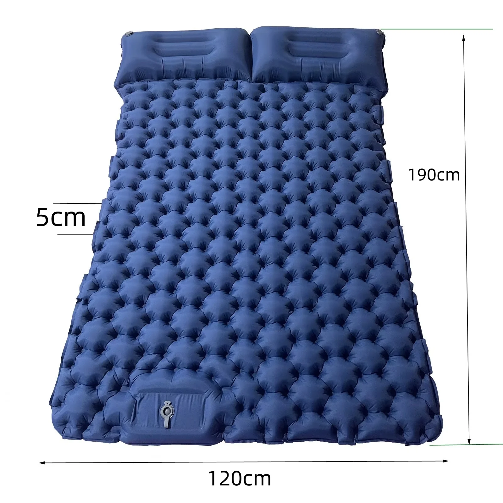Inflatable Camping Mats Outdoor Portable Inflatable Mat Built-in Pump Sleeping Mat Hike Waterproof Folding Sleeping Mat