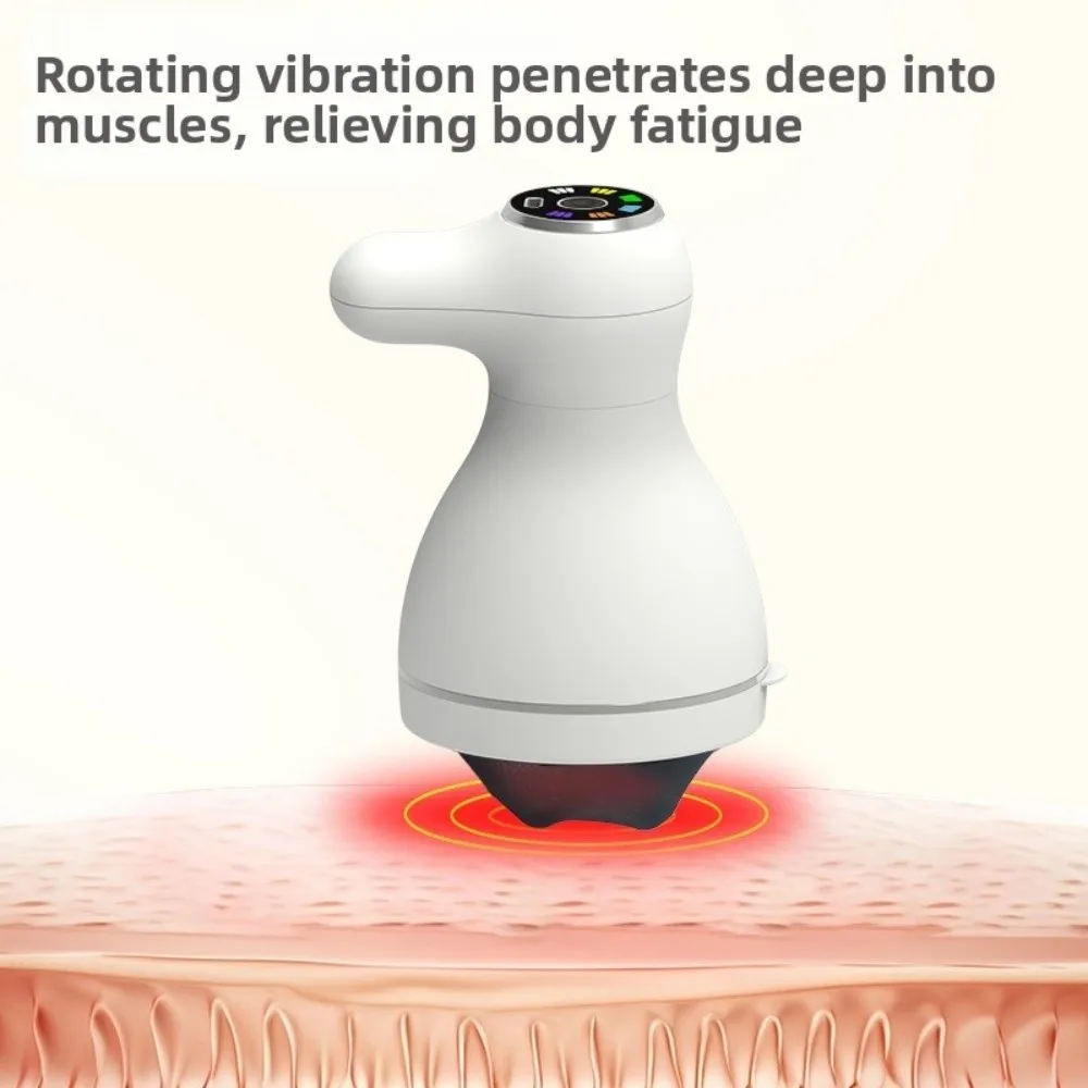 

Mini Portable Electric Massager with 3 Interchangeable Heads Slimming Tool Multi-Functional Vibrating Massager Wellness