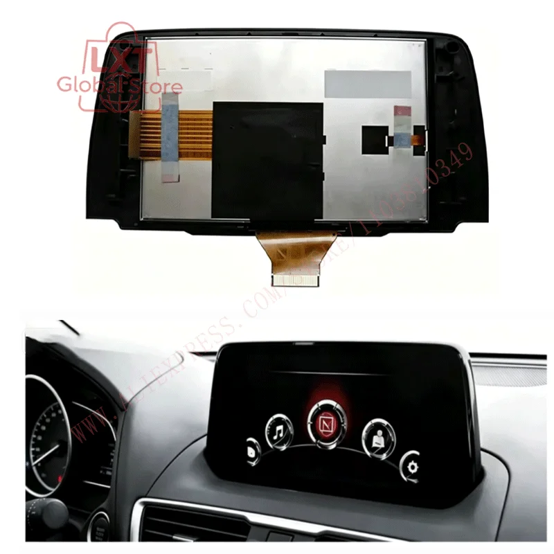 

For Ma-zd-a CX-5 2017-2021 7'' LCD Touch Screen Display Radio GPS Navigation Digitizer Panel TM070RDHP05