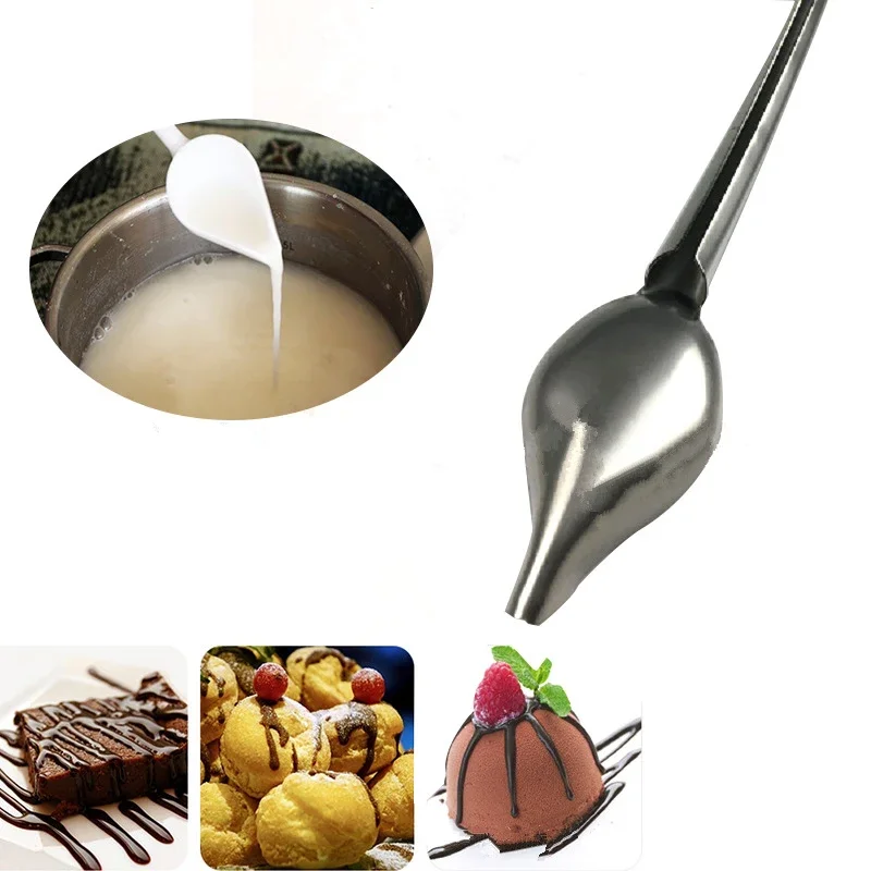 

Высокое качество из нержавеющей стали, шоколадное масло, крем, ложка для молока, ложка для письма, украшение торта, кухонные инструменты для выпечки кондитерских изделий