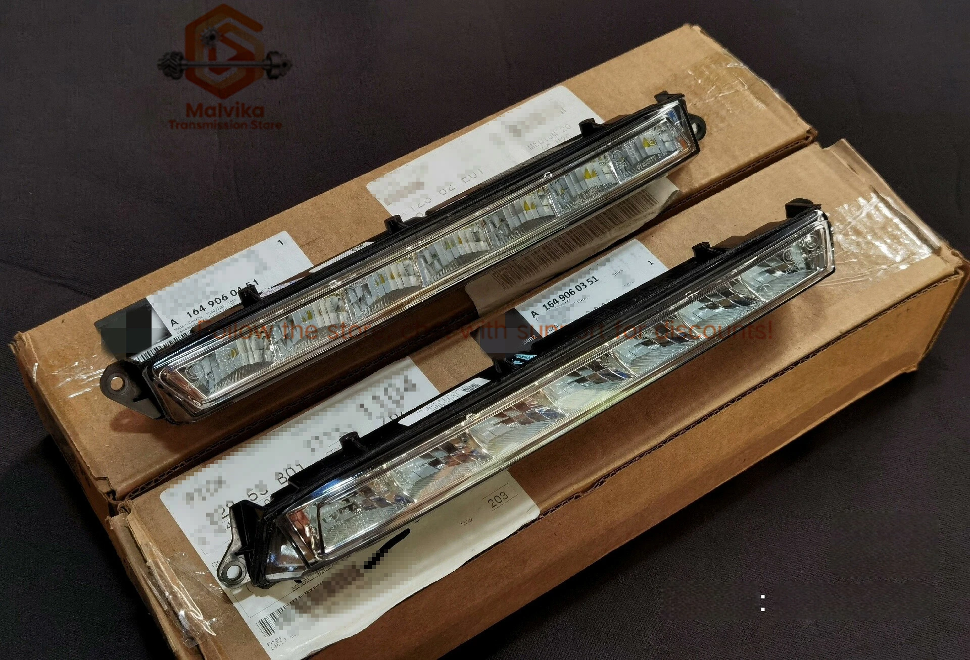 

A1649060351 A1649060451 Front LED Daytime Running Fog Light For Mercedes Benz X164 GL320 GL350 GL450 GL550 ML63 AMG X166 2007-13