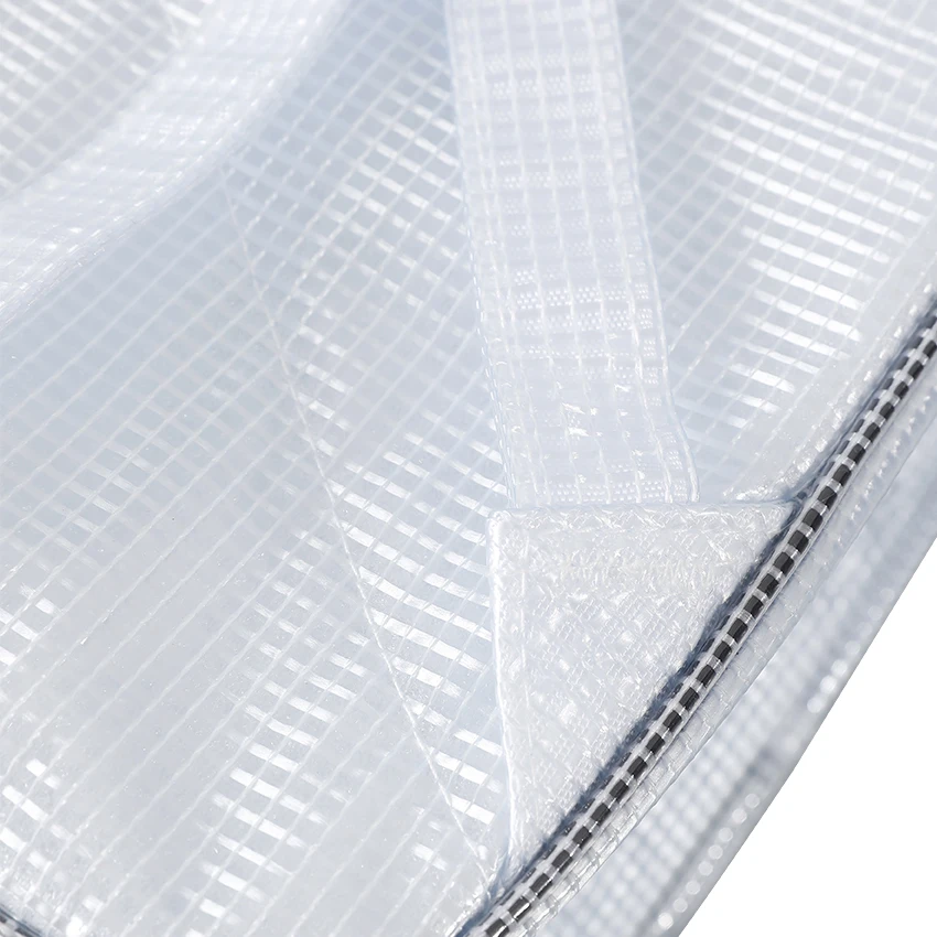 حقيبة ظهر PVC شفافة مضادة للكهرباء الساكنة مقاس 17 بوصة لحقيبة أدوات المهندس وغرف الأبحاث وأدوات العمل لأشباه الموصلات ومنتجات سلامة الكمبيوتر