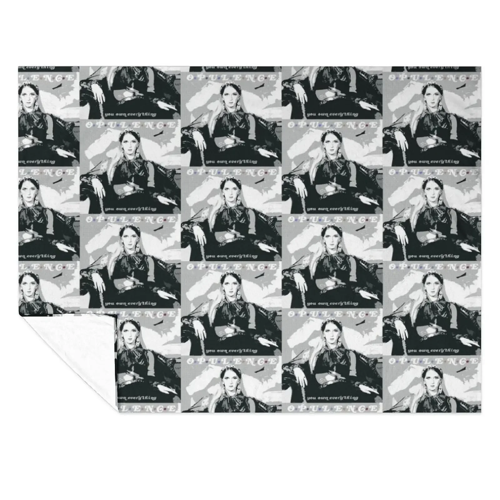 

Opulence//You Own Everything Throw Blanket Tourist Luxury Designer valentine gift ideas Thin Blankets
