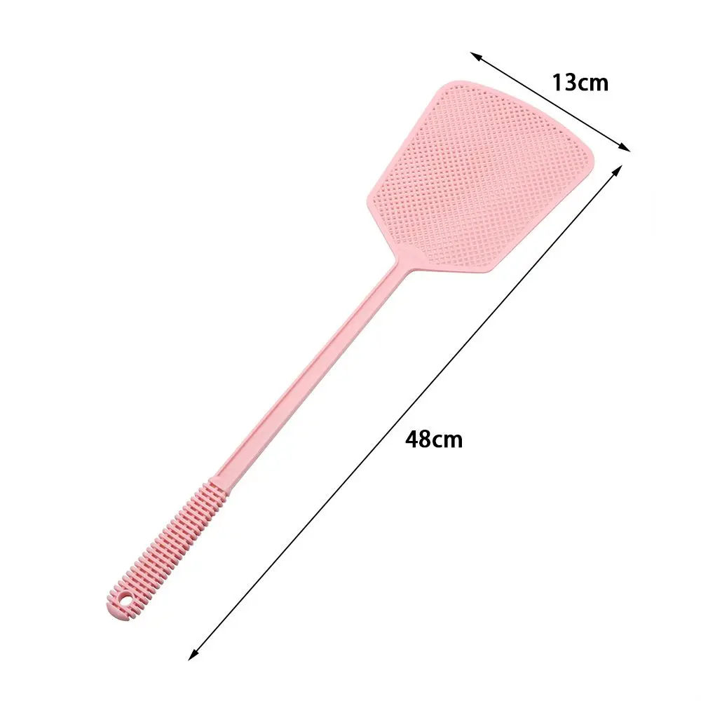 1PC Fly Swatter Insect Killer Mosquito Wasp manico lungo Pest Bat Tool Summer Plastic Insect Mosquito Killer Tool colore casuale
