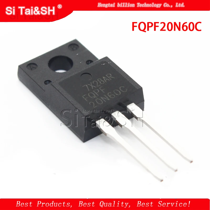 10PCS FQPF20N60C FQPF20N60 20N60 P20NM60FP