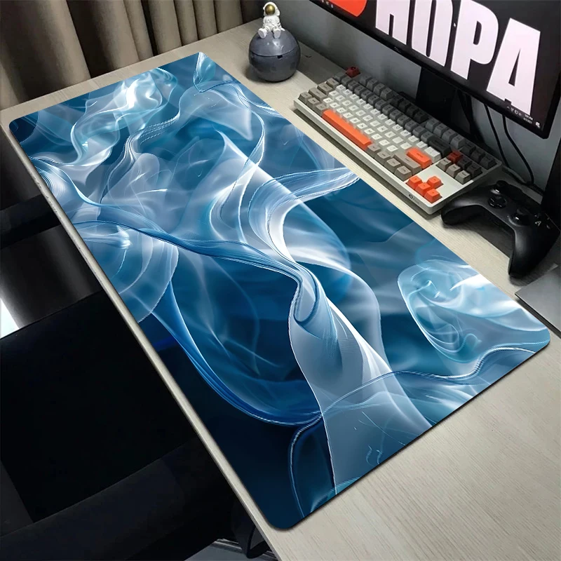 Artistic Fog Mouse Pad Gamer Keyboard Gaming Accessories Office Carpet Mousepad 900x400 Computer Table Desk Mat Extended Pad Rug