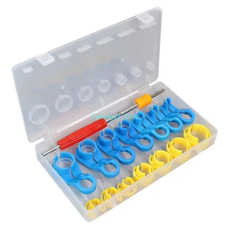 Y1UB 오일 라인 제거 도구 에어컨 호스 빠른 분리 해제 릴리스 도구 세트