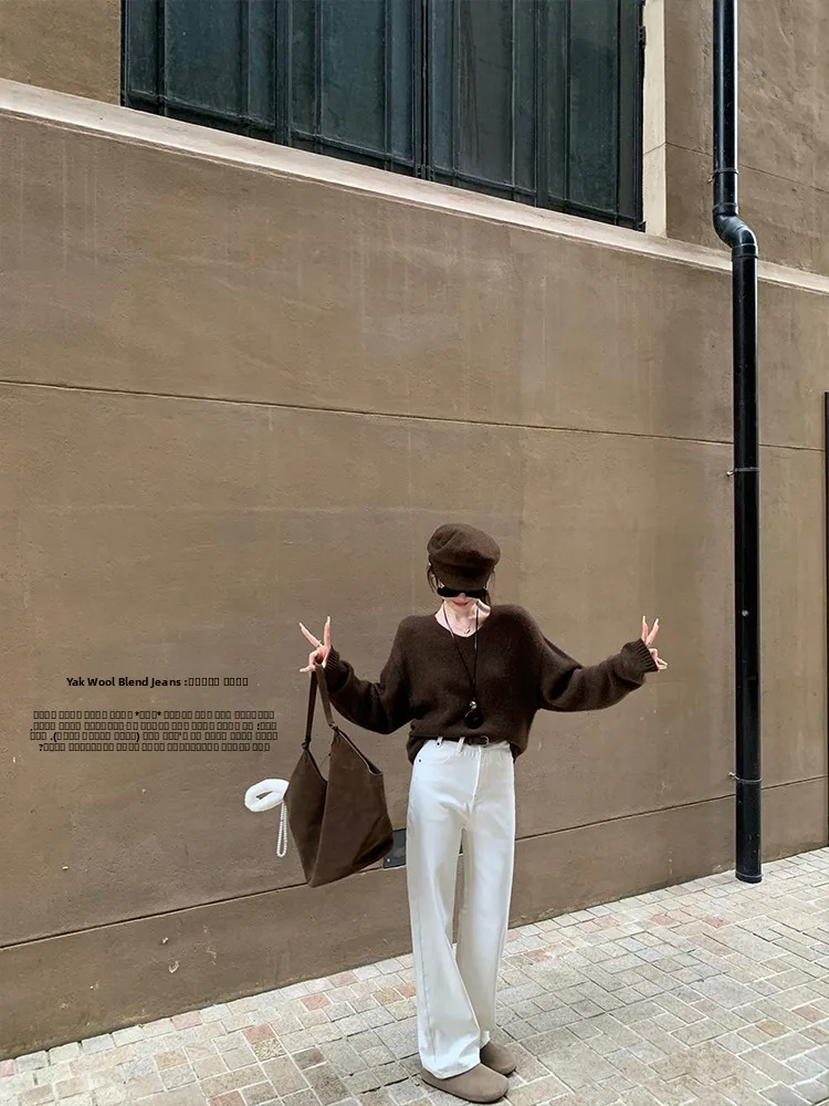 

Джинсы Gold Musoom: Свободный крой, синий деним, на молнии, с эффектом удлинения ног и утягивания талии, хлопок, женские