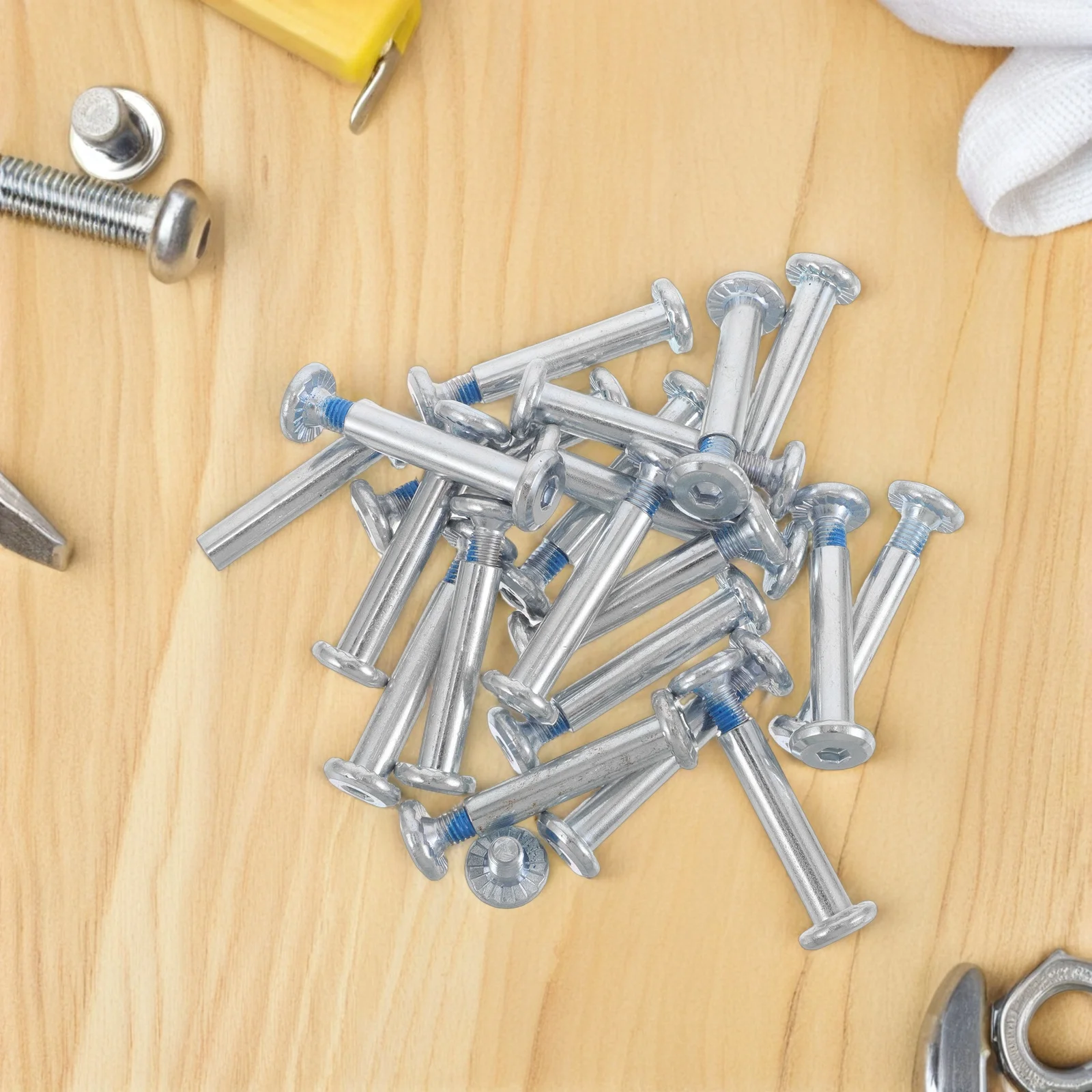 

20pcs Roller Skating Accessories: Inline Skate Axle Screws Universal Replacement Bearings Hardware For Smooth Training