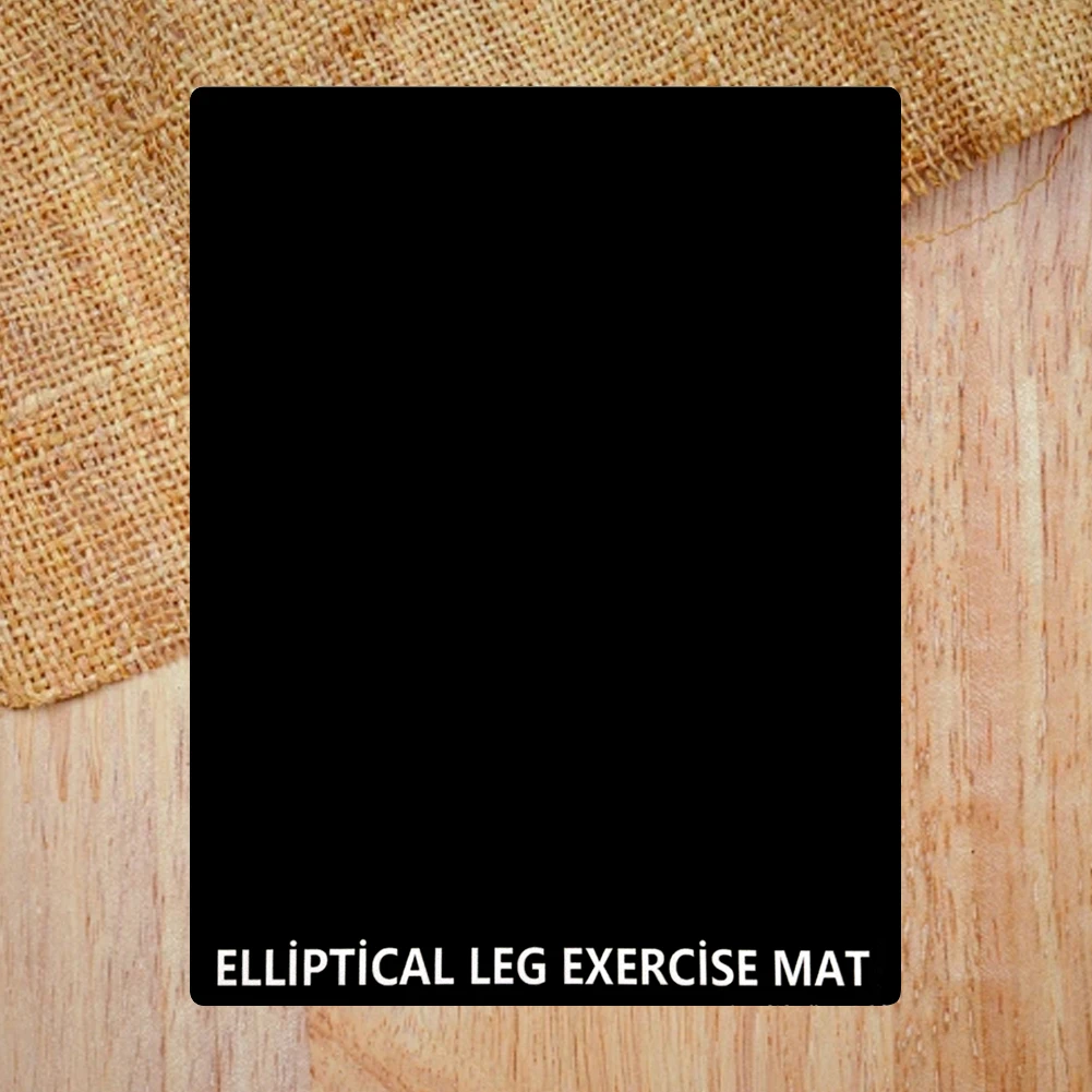 Ellipse Leg Exerciser Machine Mat Seated Foot Pedal Exerciser Mat Soft Stepper Floor Mat Enhance Stability for Fitness Sports