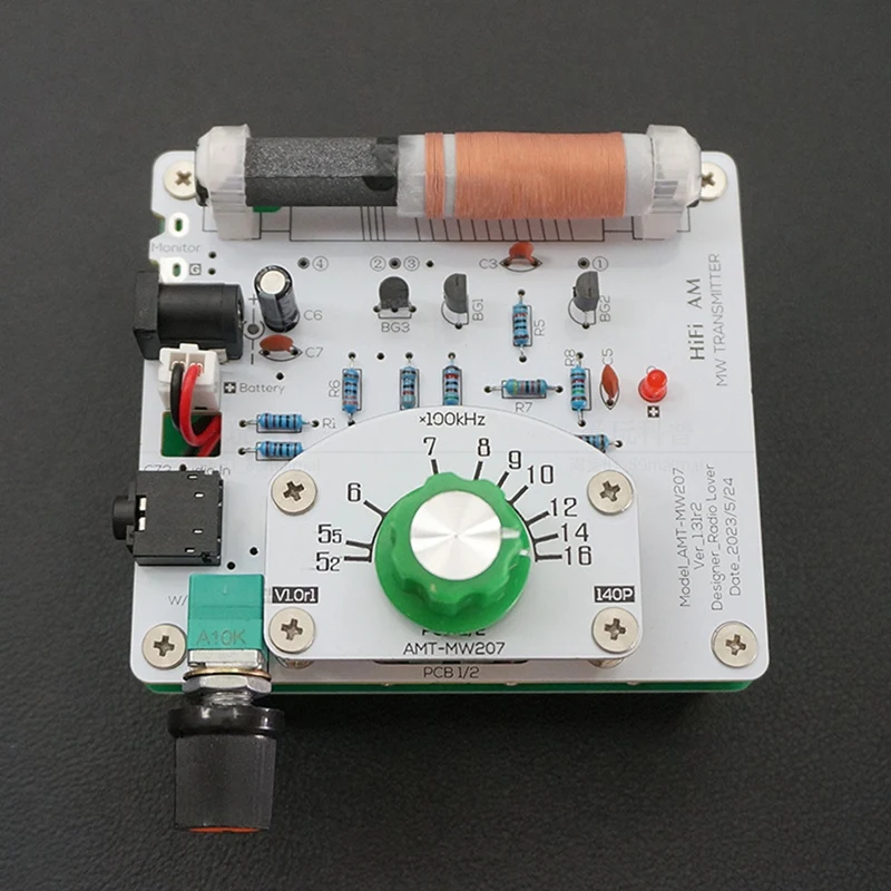 Kit trasmettitore radio MW AM 525-1605Khz, circuito fai da te 6V per appassionati di radio, scheda madre radio