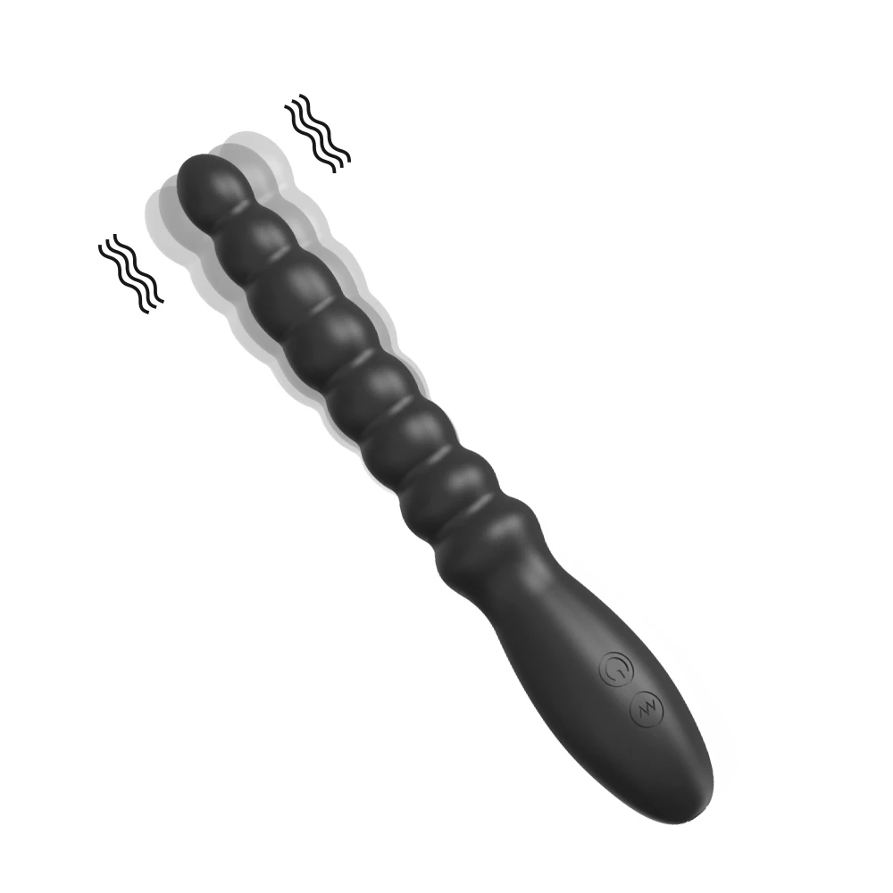 ลูกปัด Anal Butt Plug Prostate Stimulator Vibrating Anal Plug G Spot Vibrator ผู้ใหญ่ผู้หญิงผู้ชายคู่ Flirt เกย์เพศเร้าอารมณ์ของเล่น