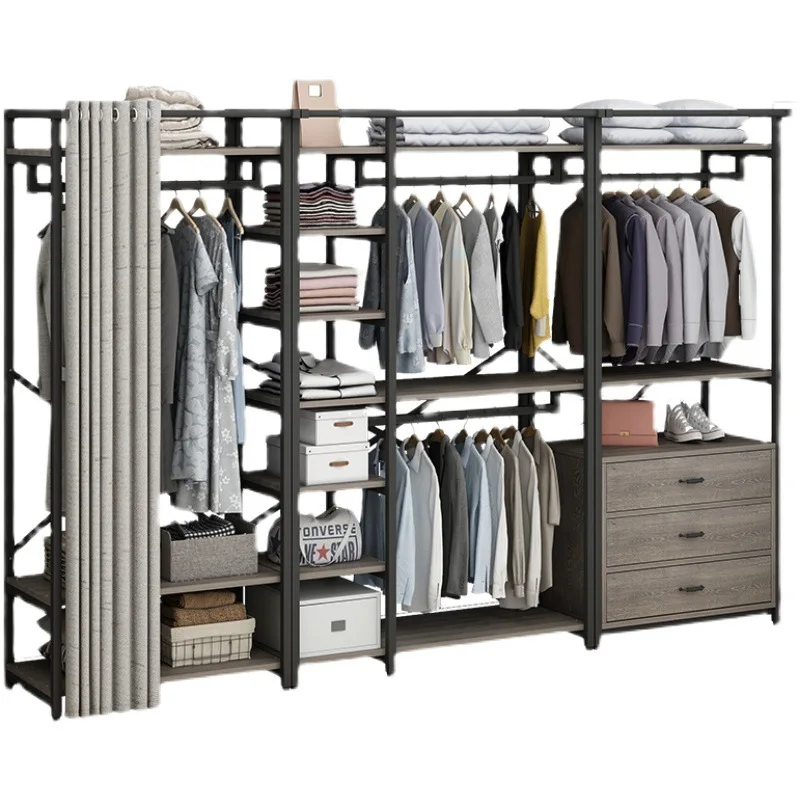

Light luxury cloakroom Hanging hanger Storage Bedroom Multifunctional drawer Storage Display