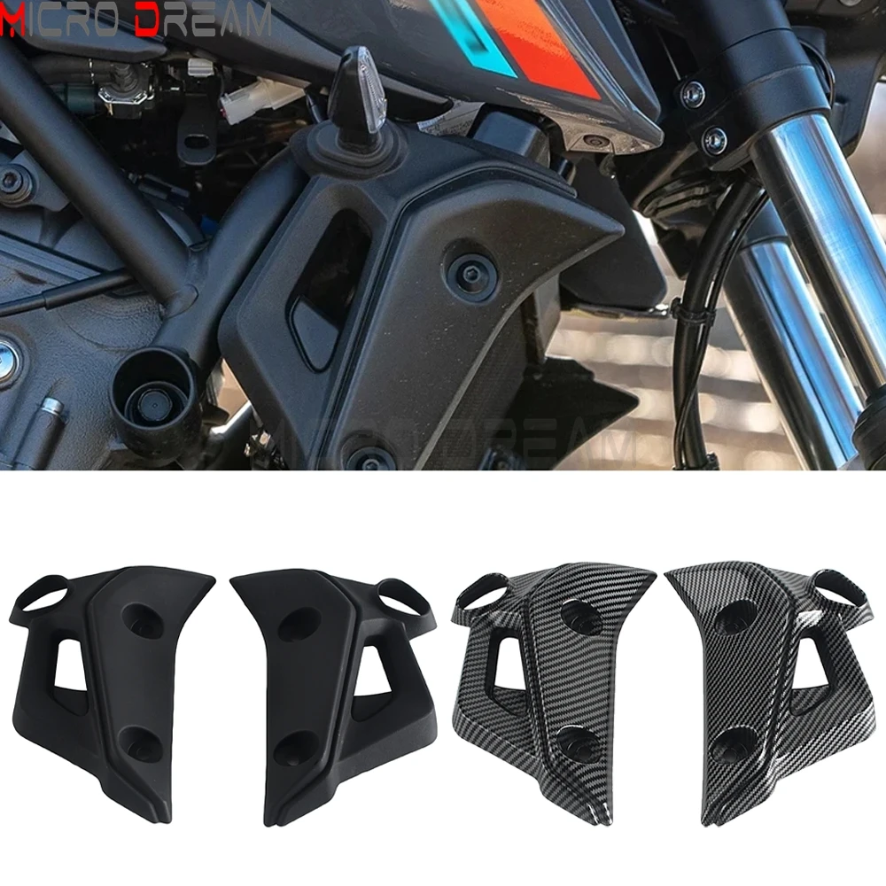 For Yamaha MT-07 FZ-07 MT07 FZ07 2021-2024 Motorcycle Fairing Parts Radiator Cover Frame Side Panel ABS Left Right Frame Guards