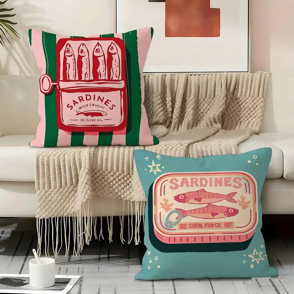 Coastal Charm Pillow Case Linen Pillow Covers Cover For Couch Living Room Bench Patio Floor Linen Home Decor