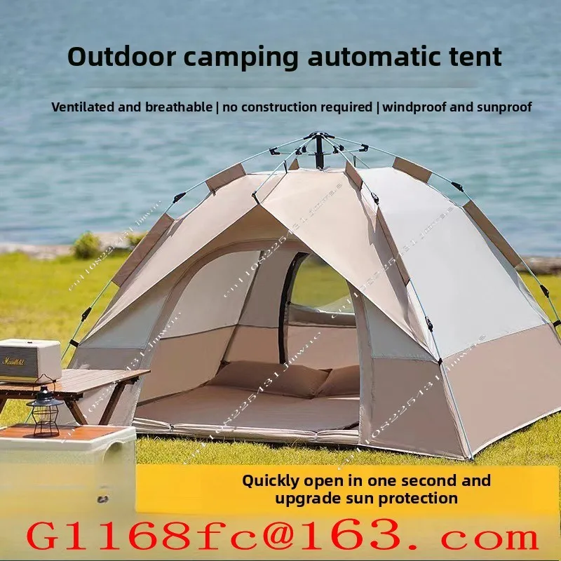 Tent Outdoor Portable Folding Automatic Camping Quick Open Camping Sunscreen Thickened Rainproof Tent
