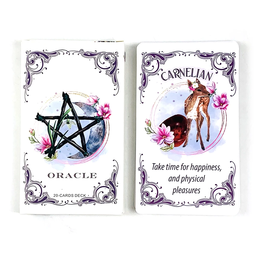 

New Oracle Deck 20 Pcs Oracle Cards, Mystical Artwork, Durable & Portable, Perfect For Spiritual Guidance & Collectors