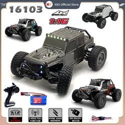 SCY16103 1/16 Rc Car Off Road 4x4 Brushless 70km/h 4WD 2.4G Wodoodporny zdalnie sterowany driftowy ciężarówka wspinaczkowa Prezenty dla dorosłych dzieci