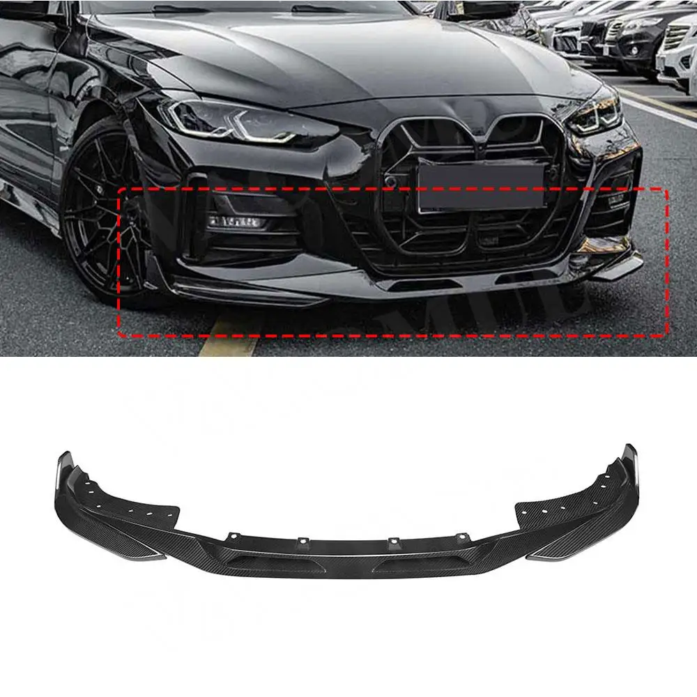 

VACOMUL For BMW 4 Series G22 G23 Coupe 2021 + Three-stage Front Chin Spoiler Splitters Spoiler Car Accessories Dry Carbon FRP