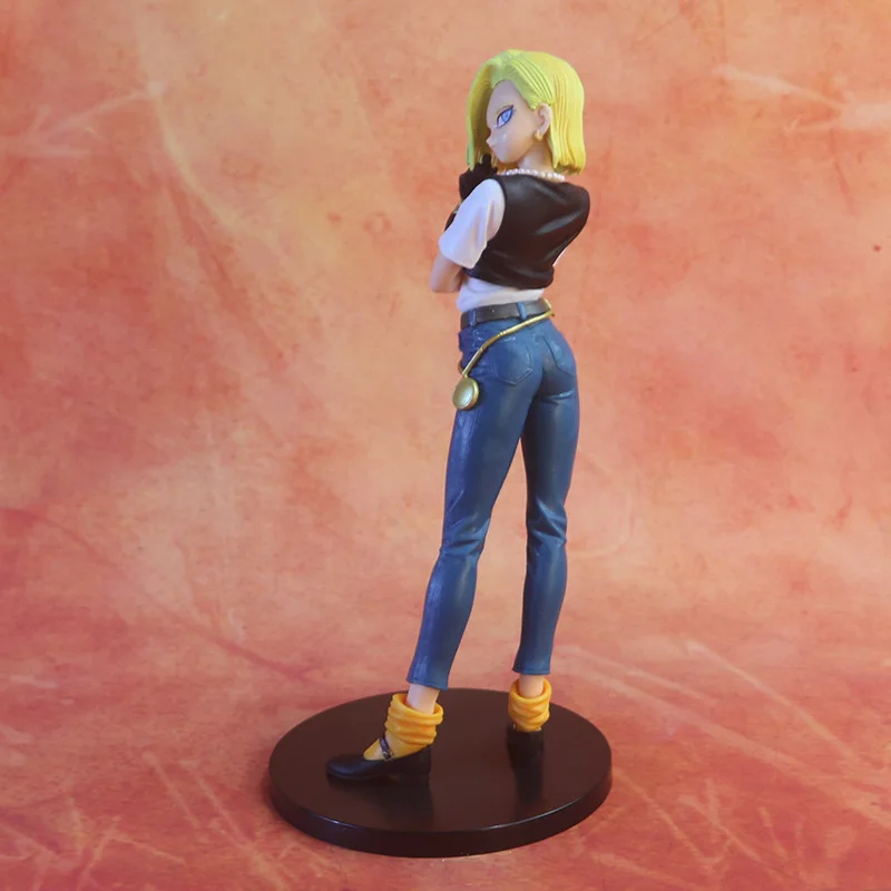 25cm figurka Z Dragon Ball Z nr 18 Lazuli Android 18 Anime Z PVC figurka zabawka akcji statuetka Modle lalka figurma prezent