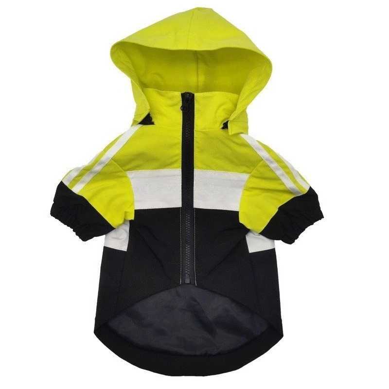 

Spring And Autumn Puppy Clothes Jacket Pet Raincoat Schnauzer Teddy Bigbear Waterproof Jacket