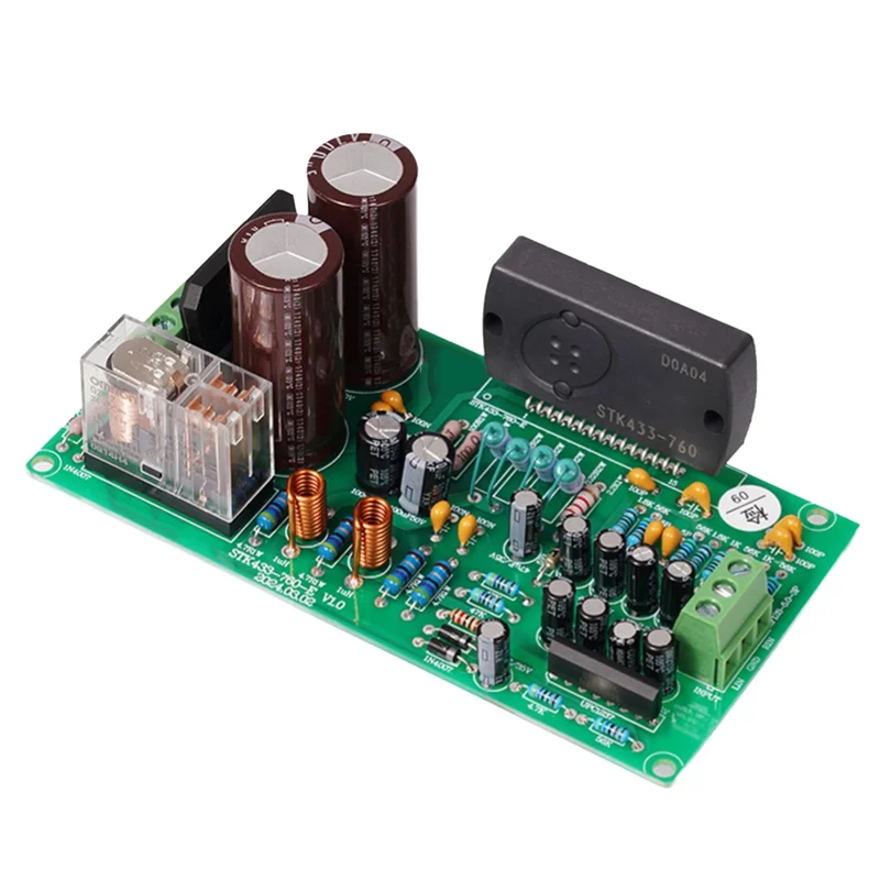 Kit amplificador HIFI FFYY-50WX2 50WX2 Placa finalizada HIFI para reprodução de áudio e vídeo para amplificador de home theater