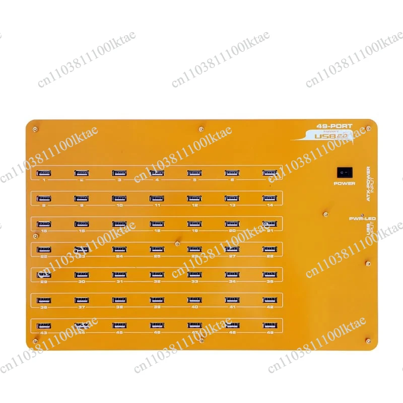 Industrial Grade 49 Port High-Speed Hubs/Charger with Data Transmission USB 2.0 for Windows/Mac OS/Linux/Phone New