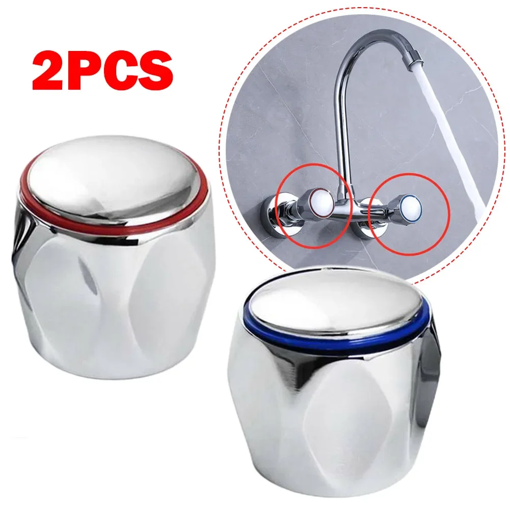 1set High Quality 100% Brand New For Garden Hoses Nozzles Tap Handle Faucet Handle Tap Handle Faucet Handle Silver